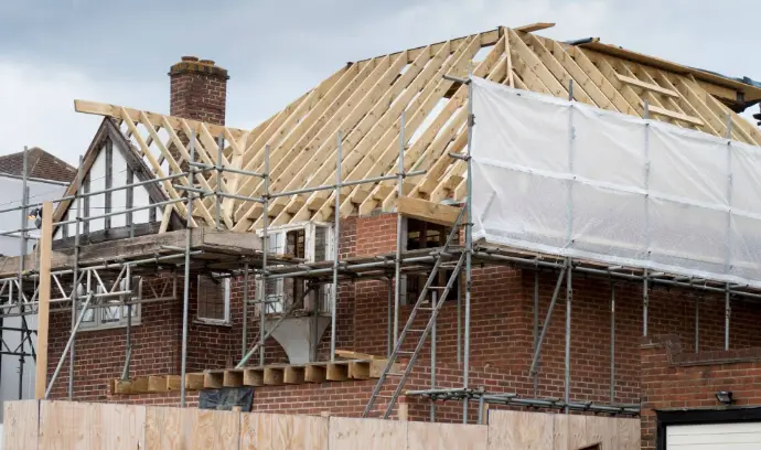 Construction of a new house