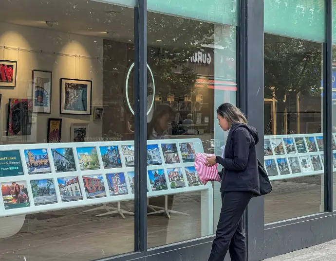 Estate agency window shopper