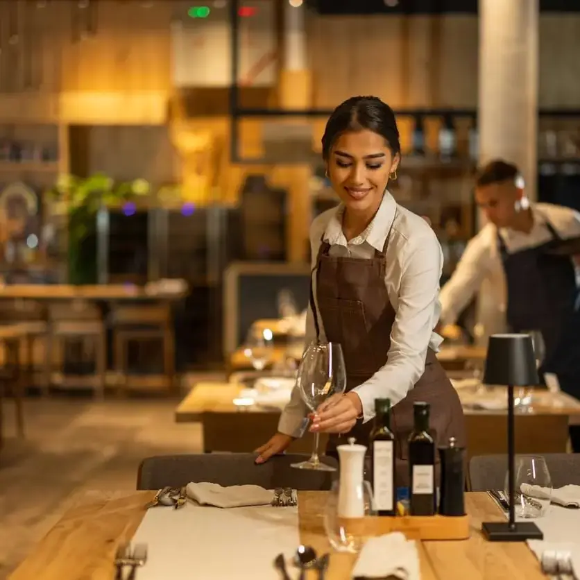 AI virtual receptionist service for restaurants in the UK by Norango.ai